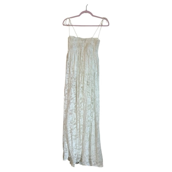 NWT For Love & Lemons Lorena Lace Sheer Maxi Dress - Picture 2 of 9